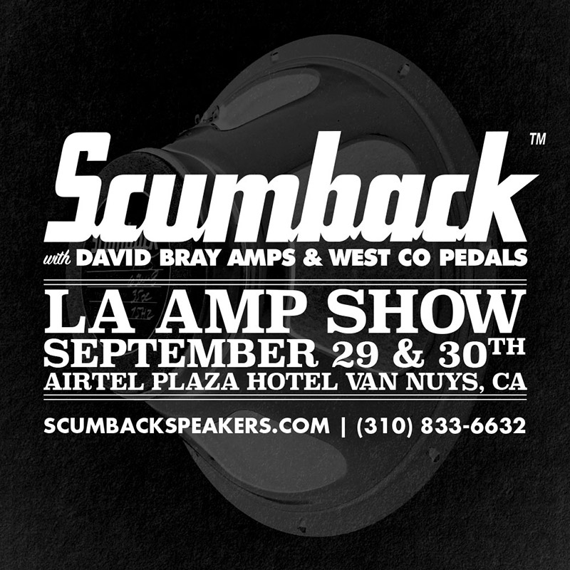 Scumback Speakers at the LA Amp Show Scumback Speakers at the LA Amp Show